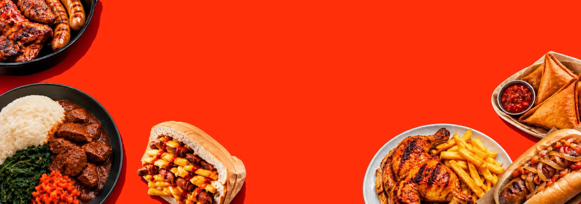 Delicious food delivered from local restaurants