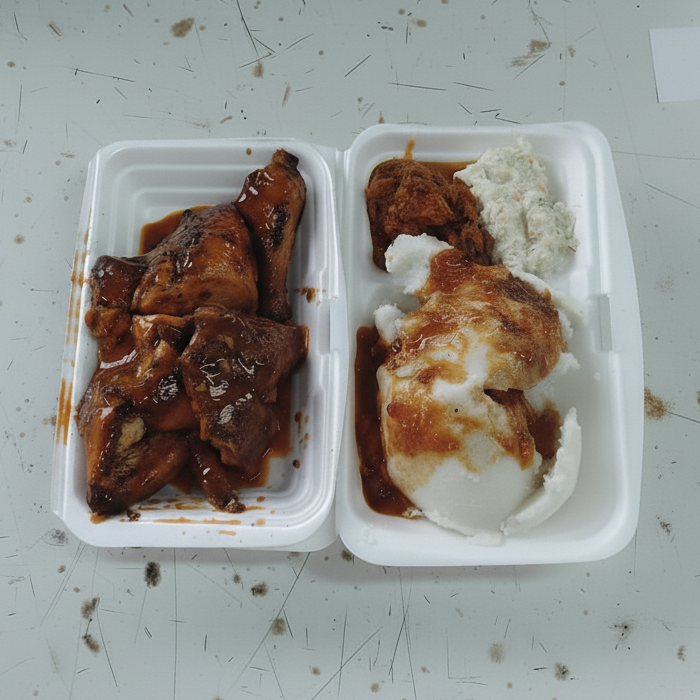 Half Chicken Meal with Chips